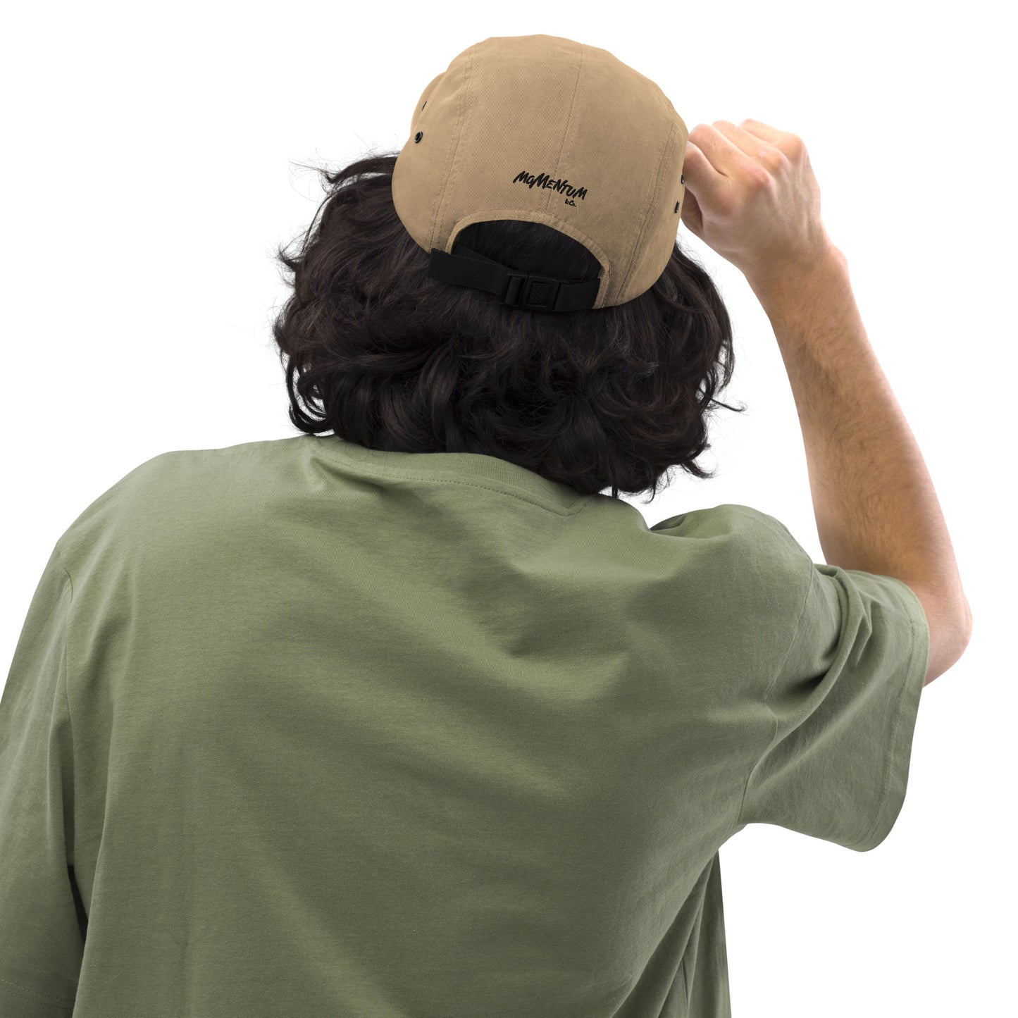 Momentum &Co. Embroidered Rise Up Five Panel Cap
