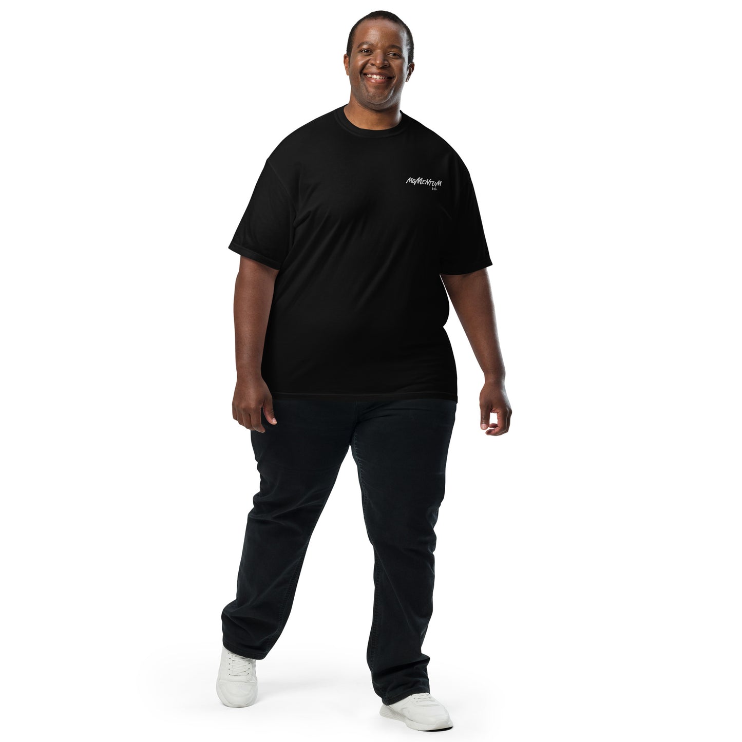 Momentum &Co. Embroidered Garment-dyed heavyweight t-shirt
