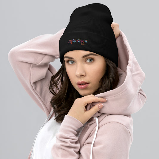 Momentum &Co. Embroidered Hustle Beanie