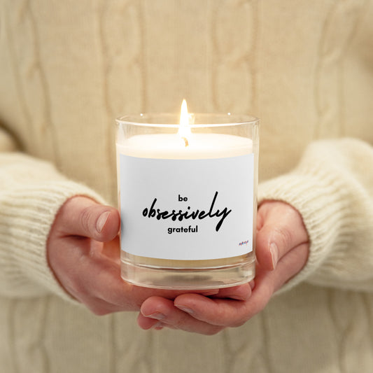 Momentum &Co. Glass jar soy wax candle