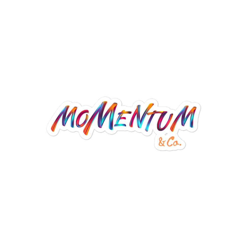 Momentum &Co. Bubble-free stickers