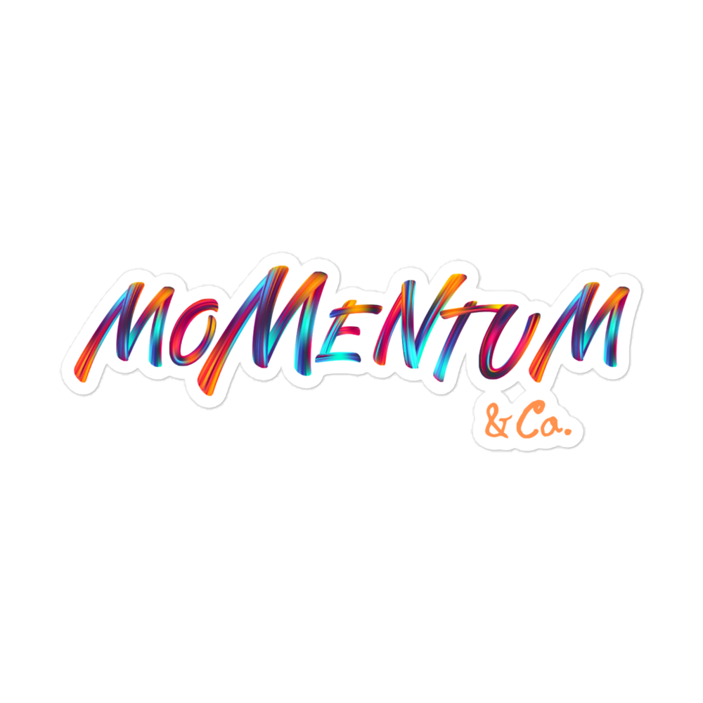 Momentum &Co. Bubble-free stickers